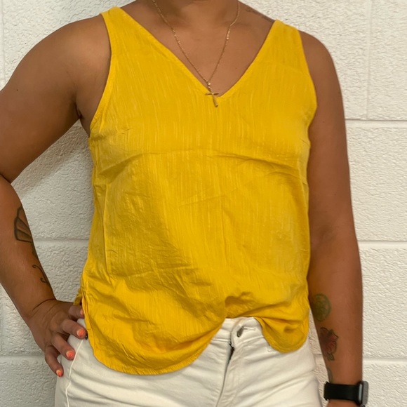 Yellow tank blouse - Picture 2 of 3